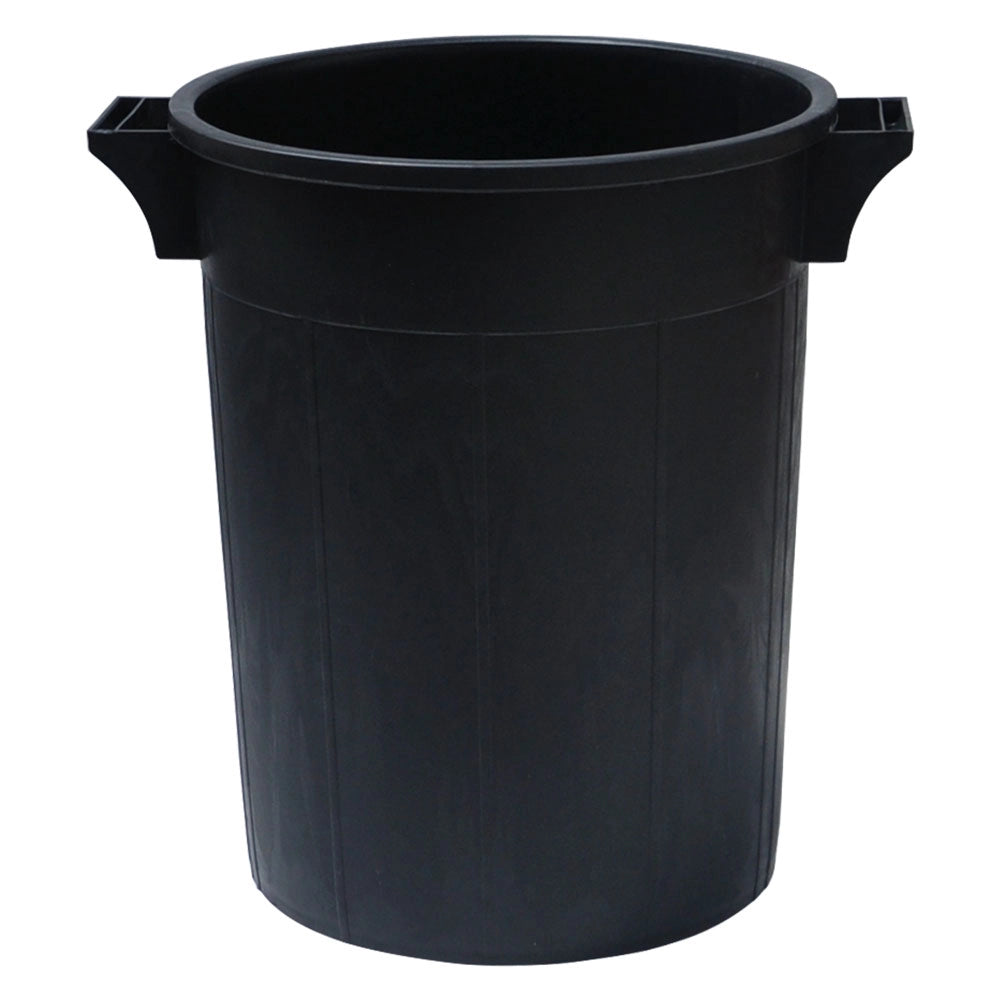 BIDONE IMMONDIZIA SOVRAPPONIBILE Lt 120 - Ø 53 x  h 79 cm - nero  - ICS