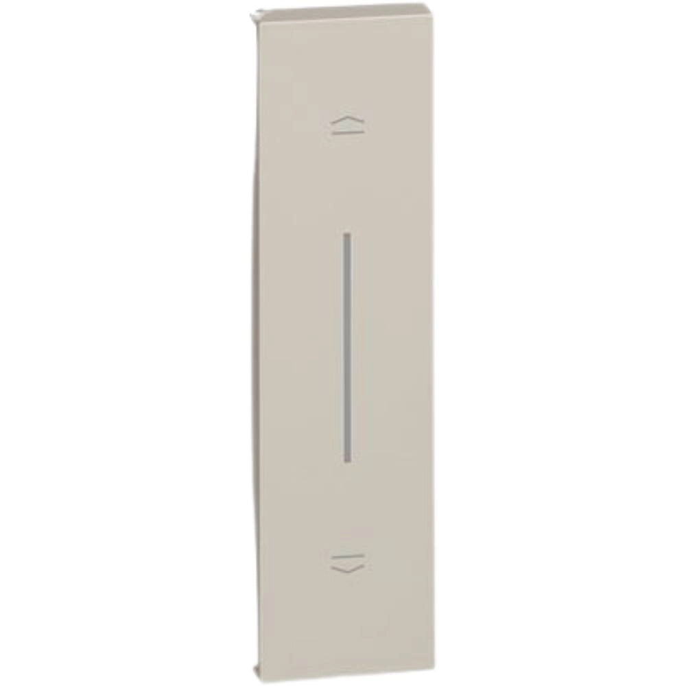 Bticino living now cover illuminabile 1 modulo per pulsanti e tapparelle *** colore sabbia, confezione 1