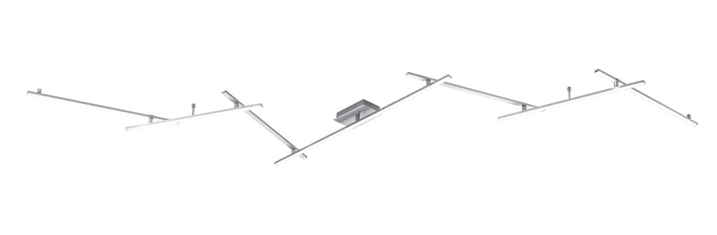 Applique da Interno a LED in Metallo Nickel Opaco