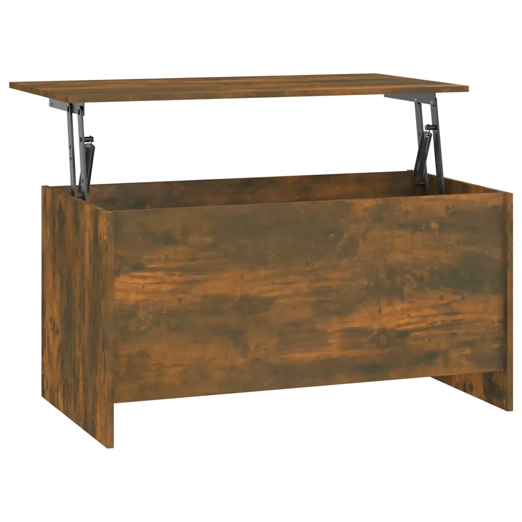 Tavolino Rovere Fumo 102x55,5x52,5 cm in Legno Multistrato cod mxl 20006