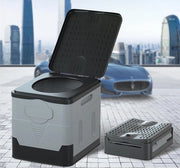 Camping Toilet Opvougbile per Adulti - Portatile e Ripiegabile - Ideale per Auto, Pesca, Campeggio e Viaggi