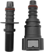 Set di Connettori Snelkoppelingen da 2 - Connettori Maschili/Femminili - Tubo di Alimentazione - Nylon - Temperatura -40°C a 120°C - Resistente ai Solletici - Connettore di Alimentazione