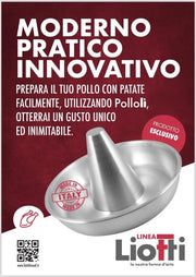 Ruoto Forno in Alluminio per Pollo PolloLì 28 cm