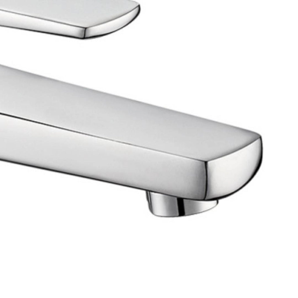 Miscelatore rubinetto asia per lavabo in ottone colore cromato con piletta *** confezione 1