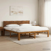 Letto matrimoniale con testiera ROSTOCK Naturale 200 x 200 cm 3405459