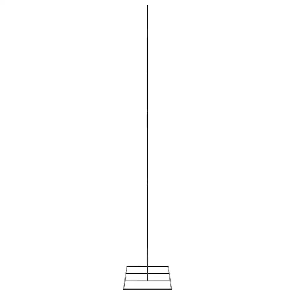 Albero di Natale Decorativo in Metallo Nero 210 cm 4018953