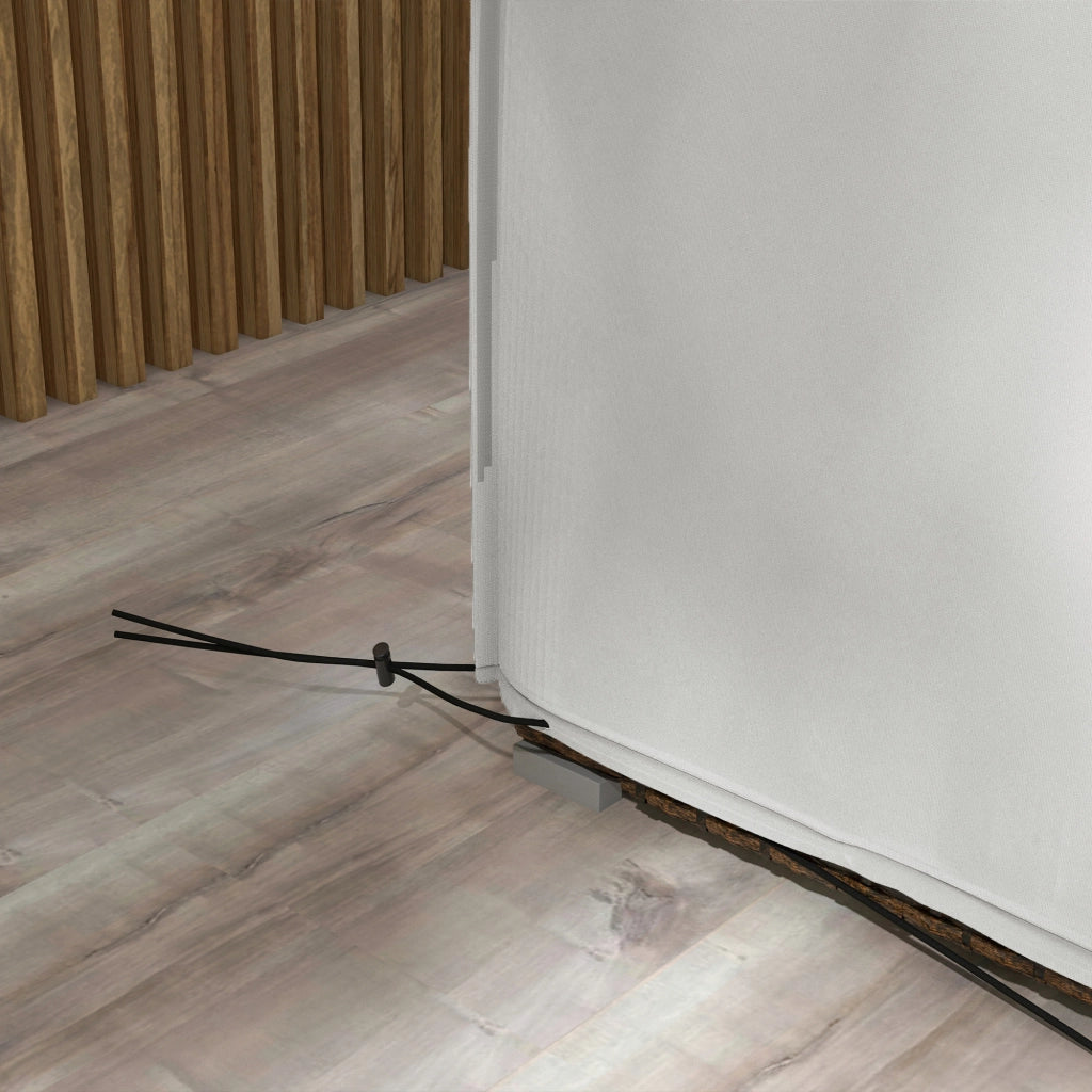 Copertura Giardino Invernale Impermeabile Anti-UV ¨C zephmum ¨C Grigio 600D Oxford 210x140x80 cm