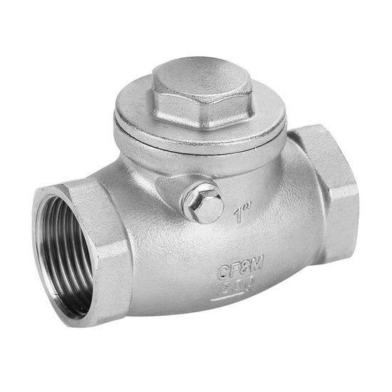 Valvola di ritorno 1" DN25 - Acciaio inossidabile - Alta pressione 200PSI - Duraturo - Resistente alla corrosione - Lunga durata - Valvola di ritorno