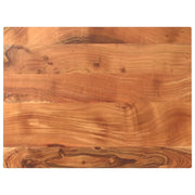 Piano Tavolo 80x70x3,8 cm Rettangolare Legno Massello Acacia