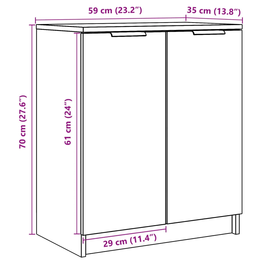 Scarpiera mobiletto portascarpe mobile per ingresso/corridoio/soggiorno fatto a mano legno ingegnerizzato marrone 02_0021529