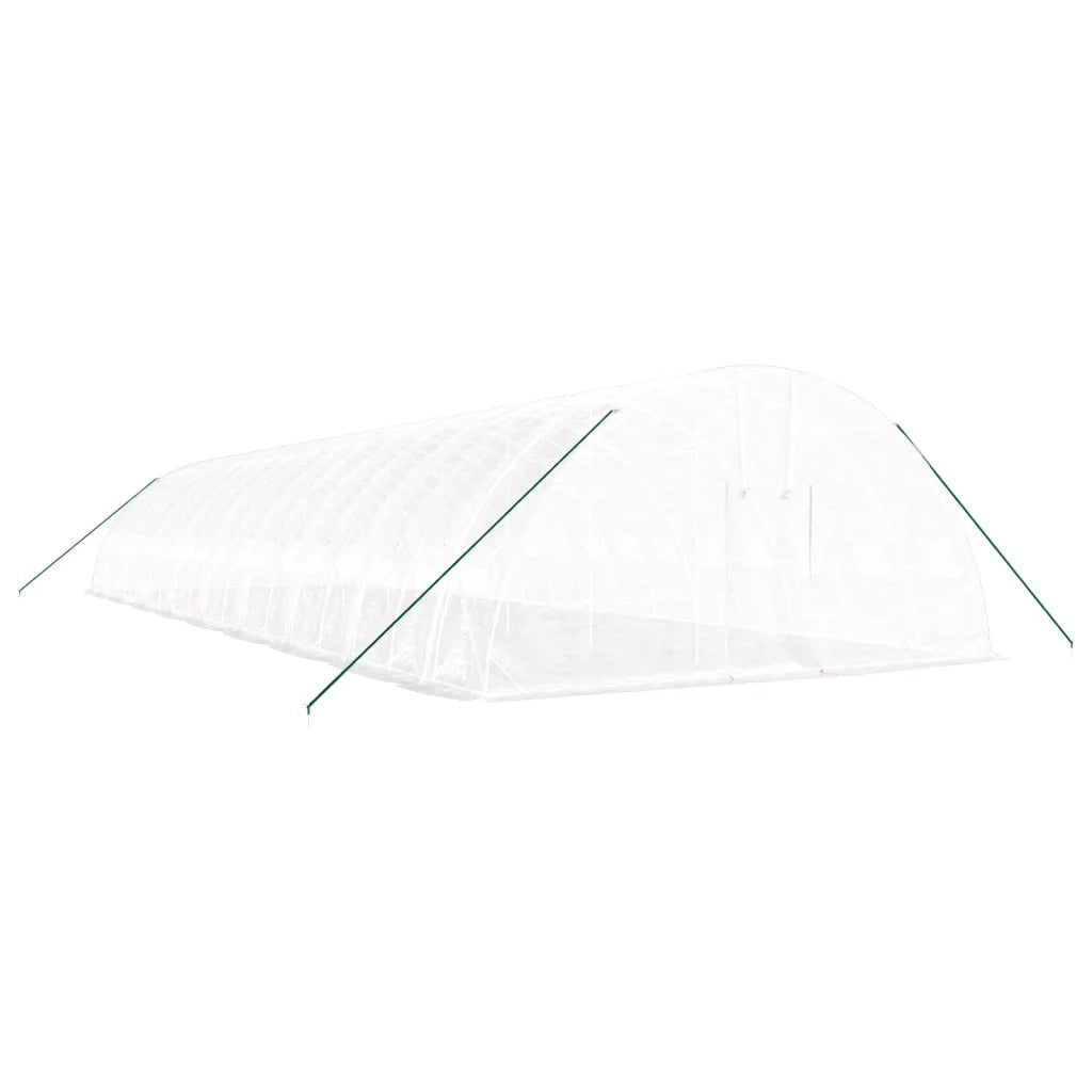 Serra con Telaio in Acciaio Bianco 108 mÂ² 18x6x2,85 mcod mxl 76778