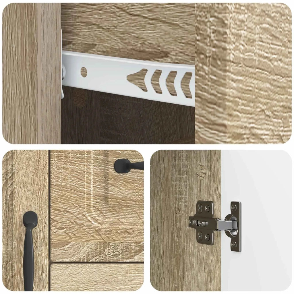 Credenza Rovere Sonoma 89 x 34,5 x 57 cm Legno ingegnerizzato