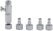 Adattatore di Connessione Rapida per Airbrush - Set di 4 pezzi 1/8 - Alta qualità - Per airbrush - Facile da utilizzare - Per sistemi di spruzzo ad aria.
