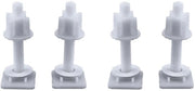 Adattatore di copertura per wc in plastica di alta qualità - Fissaggio per toilette - Copertura per wc con cardano - Universale - Duraturo - Lunga durata