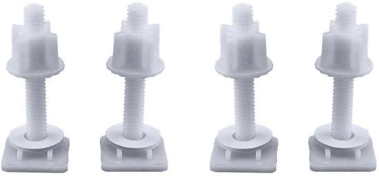 Adattatore di copertura per wc in plastica di alta qualità - Fissaggio per toilette - Copertura per wc con cardano - Universale - Duraturo - Lunga durata