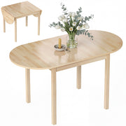 Tavolo da pranzo allungabile pieghevole ¨C zephmum ¨C legno 140x70x75 cm