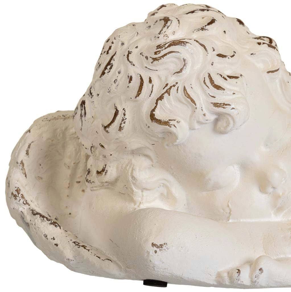 Figura angelo in magnesio bianco 29x18x19h