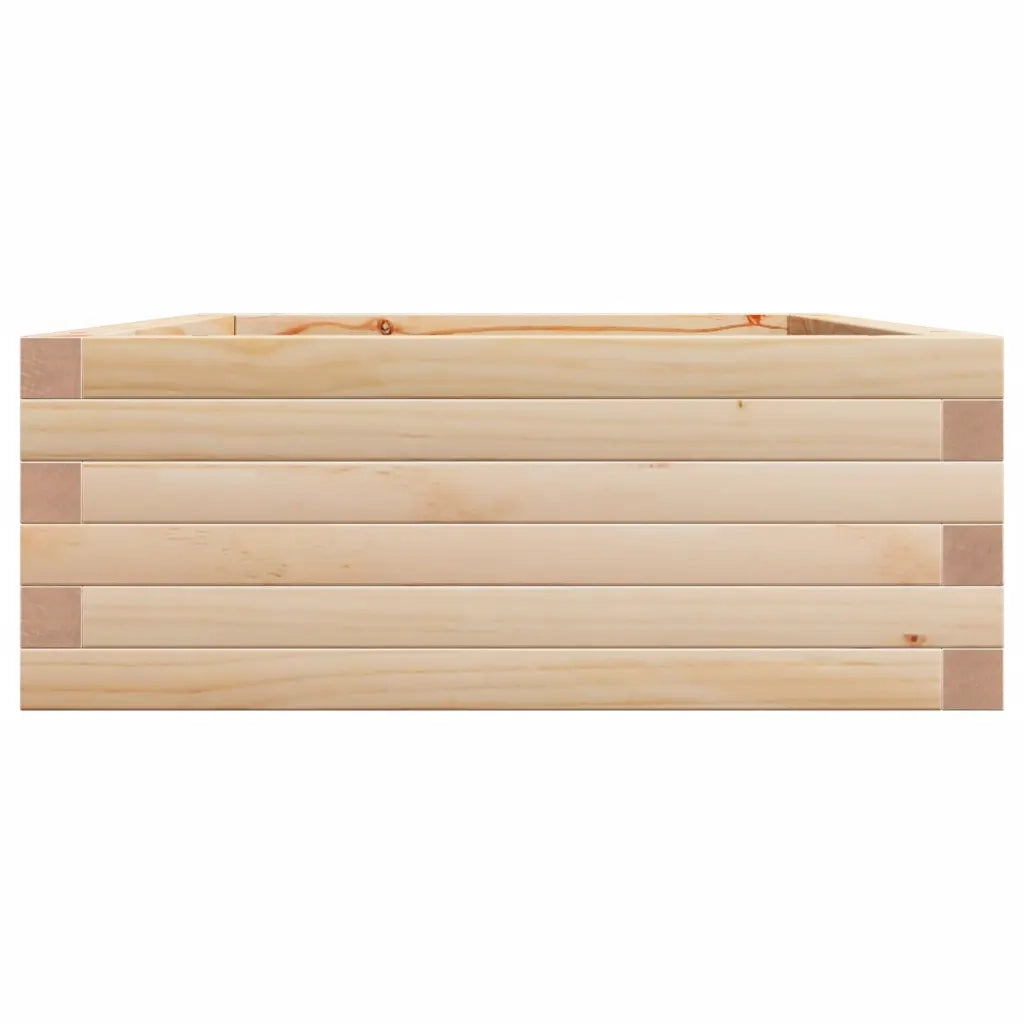 Fioriera da Giardino-Vaso da Esterno 90x60x23 cm in Legno Massello di Pino