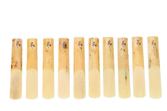 Set di canne per clarinetto da 10 pezzi - Materiale di alta qualità - Duraturo - Eccellente qualità del suono - Adatto per principianti