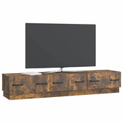 Mobile TV | Armadietto TV | Mobile Porta TV Rovere Fumo 147 x 34,5 x 27 cm Legno ingegnerizzato