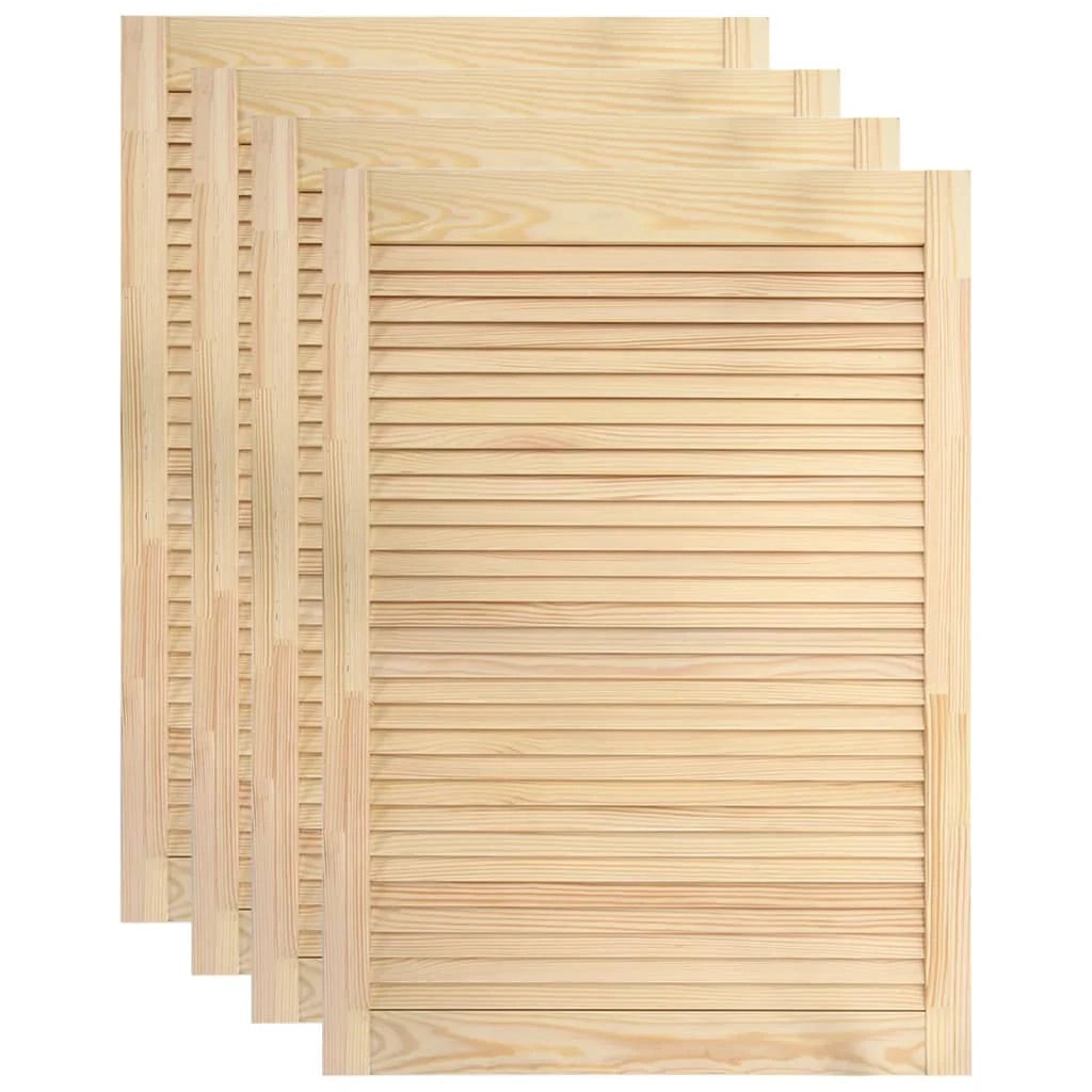 Porte a persiana a 4 pezzi legno di pino massiccio 69 x 39,4 cm 02_0003920