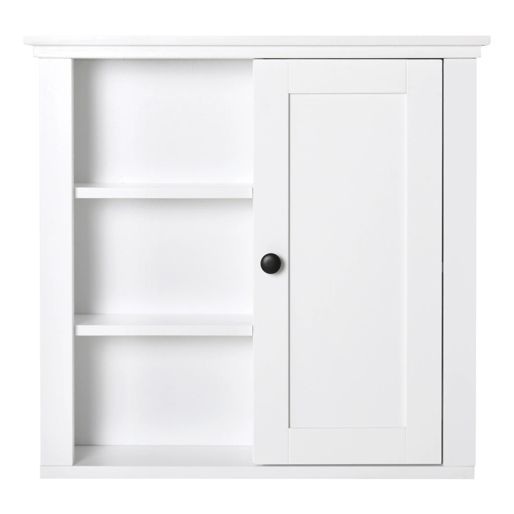 Armadietto Bagno Sospeso Multifunzionale ¨C Minimal ¨C 53x14,5x50,5 cm Bianco