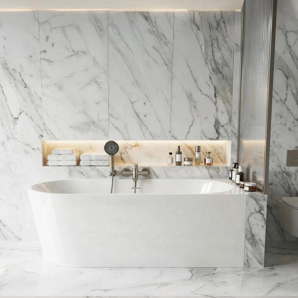 Vasca Bagno Sydney Bellanto Destra 150cm Copritappo nero