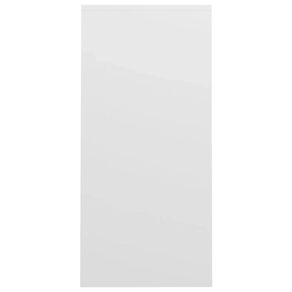 Scrivania tavolo postazione di lavoro mobile per computer studio per computer portatile legno ingegnerizzato bianco 02_0023756