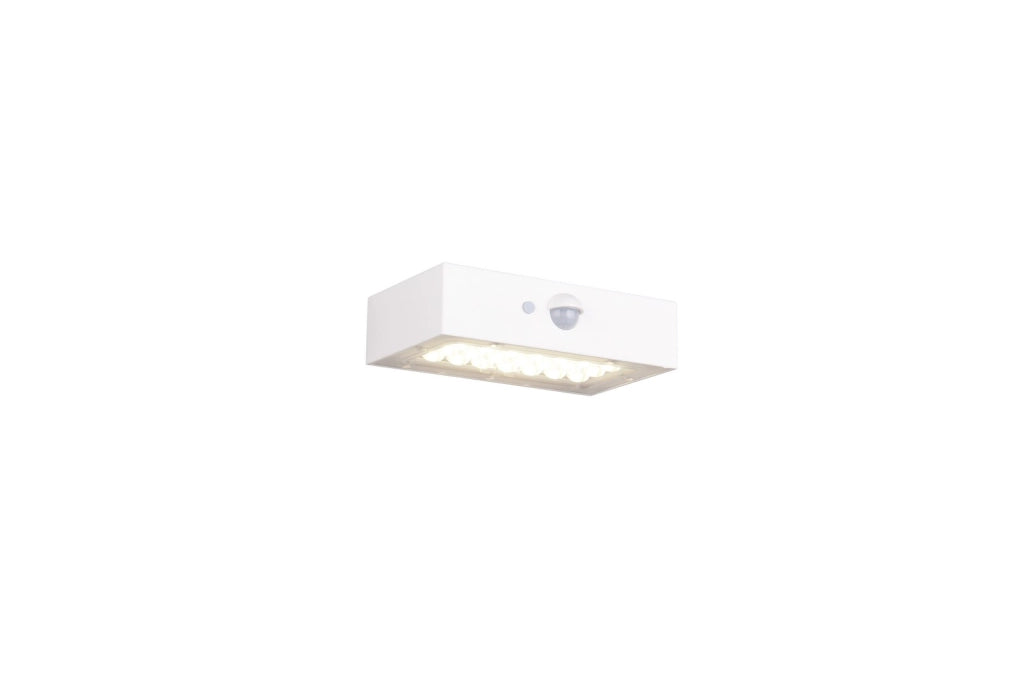 Applique solare LED piatta bianca IP65 4000K ELVAS RL