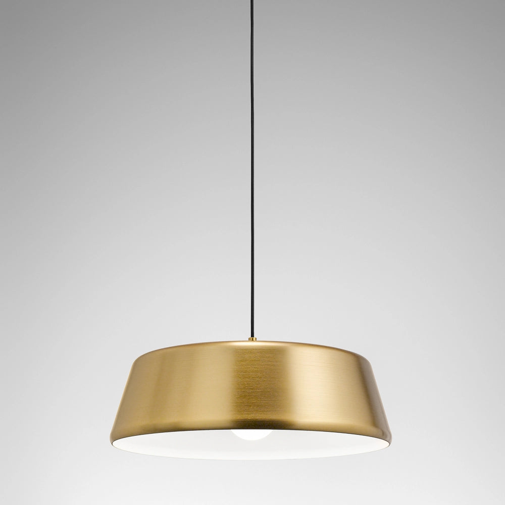 Blanca - Lampada a sospensione ottone 1XE27 max 1X60W IP20 - Lampada da soffitto con design moderno in alluminio - Attacco E27