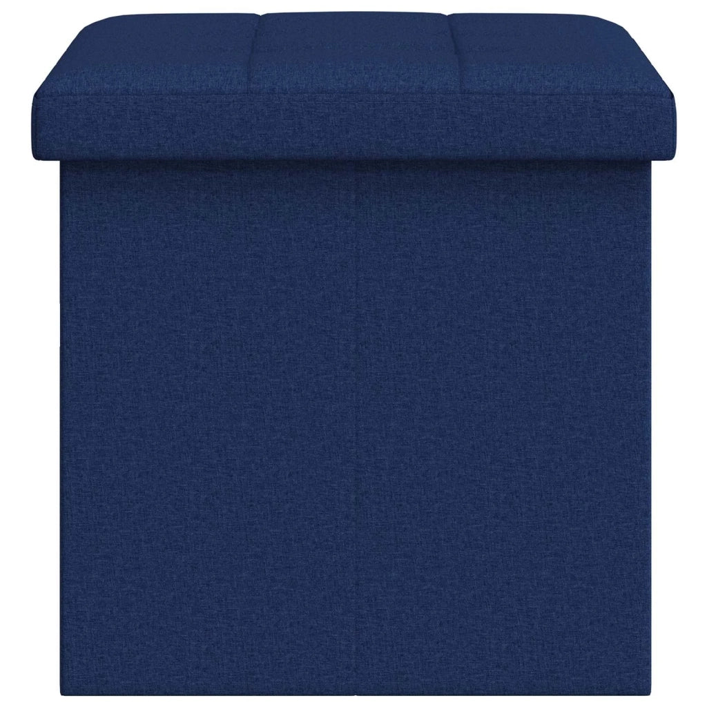 Panchina di stoccaggio pieghevole Blu Tela 42045232