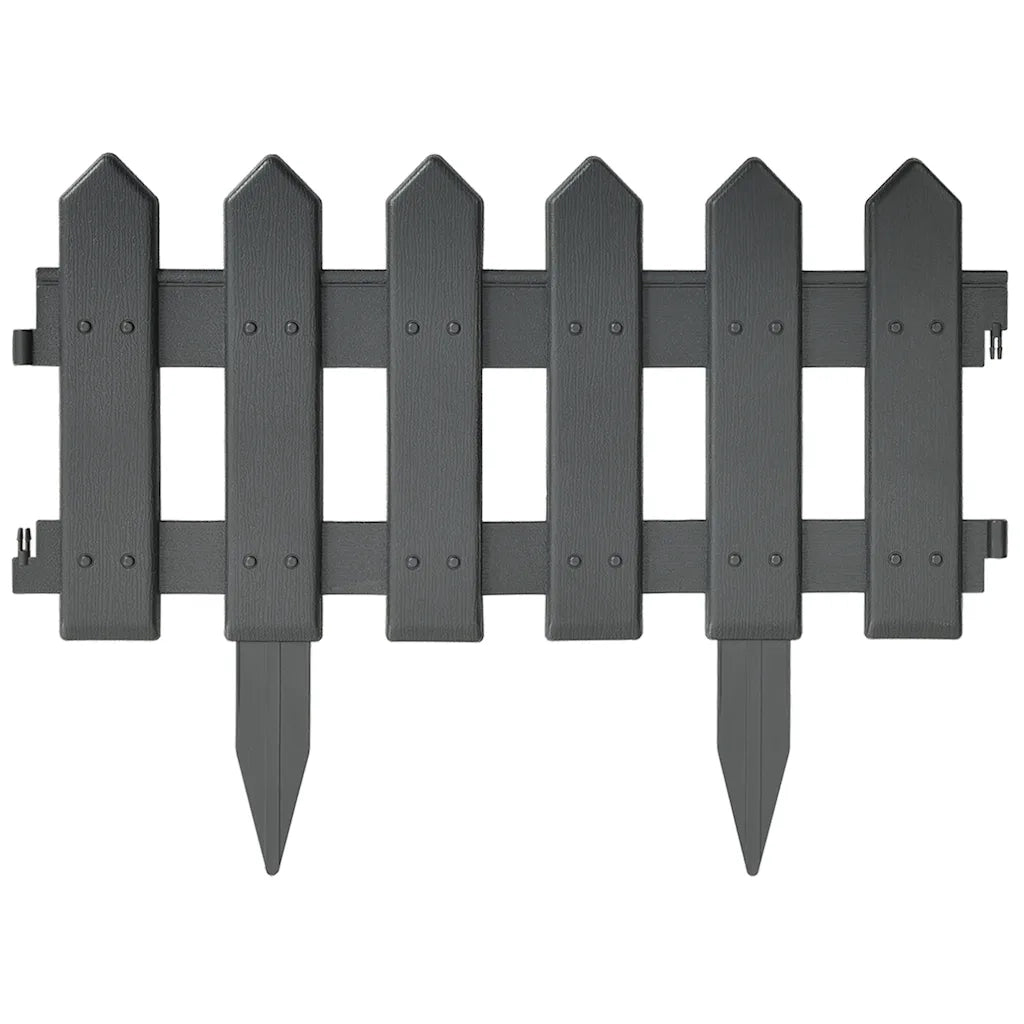Bordi per Prato 25 pz Antracite 10 m in PP CFW7550445
