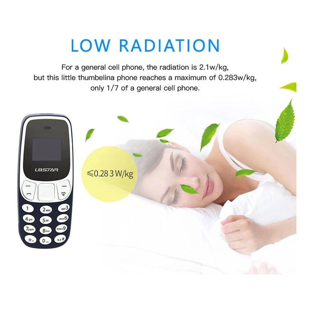 Trade Shop - Mini Cellulare L8star Smartphone Gsm Bluetooth Dualsim Tascabile Non Tracciabile -