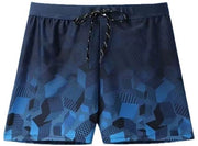 Costumi da bagno sportivi per uomini, costume da bagno rapido asciugante, boardshort, boxershort con cinturino, abbigliamento da spiaggia - XL