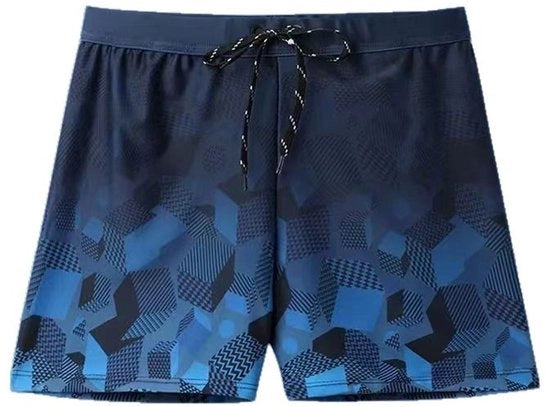 Costumi da bagno sportivi per uomini, costume da bagno rapido asciugante, boardshort, boxershort con cinturino, abbigliamento da spiaggia - XL