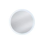 Specchio da bagno LED rotondo 80 cm senza cornice design