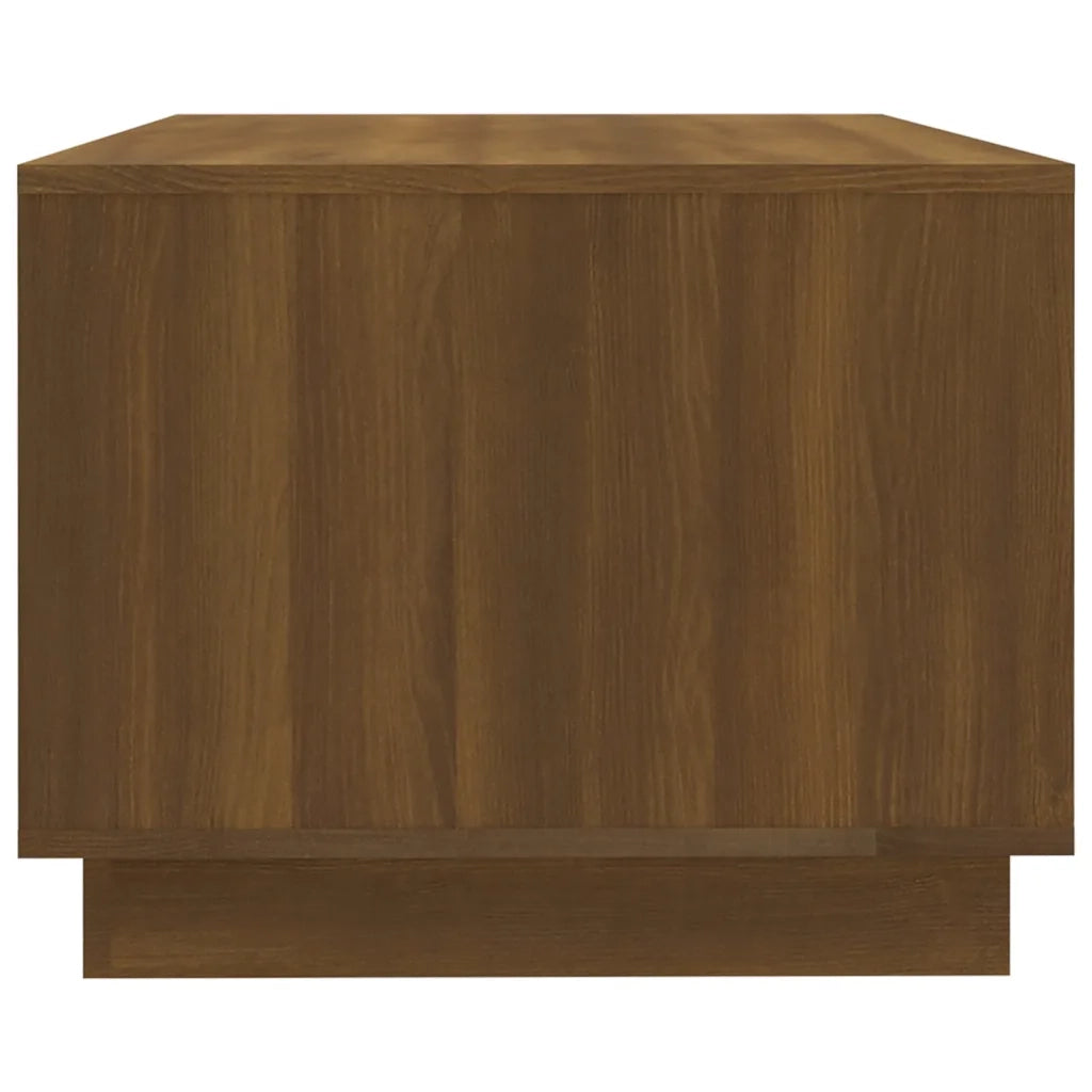 Tavolino da Salotto Rovere Marrone 102x55x43 cm in Truciolato cod mxl 16673