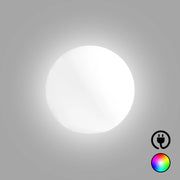 Lampada sfera di design Ø50 in polimero luce multicolor per interno ed esterno - Made in Italy - Monacis