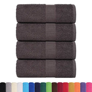 Asciugamani FROGN 4 pz Antracite 30x30 cm 360 g/m² 136674