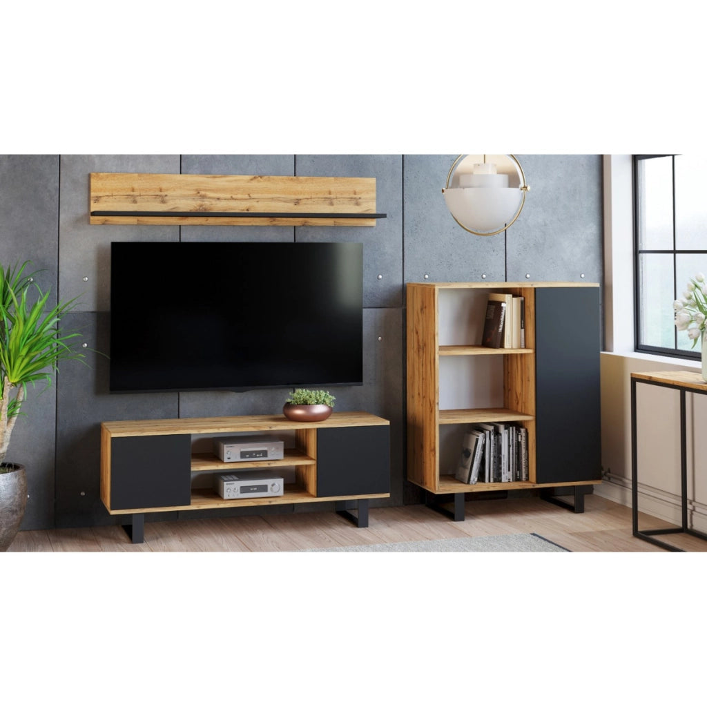 Mobile TV Focus in Rovere Craft e Nero