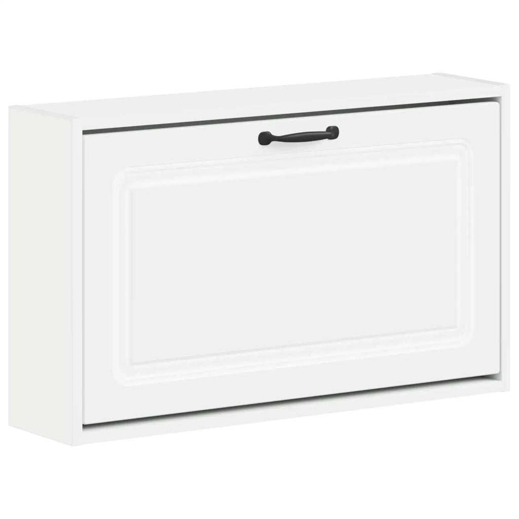 Mobiletto per Scarpe da Muro UTRECHT 71 x 17 x 43 cm Bianco 897725