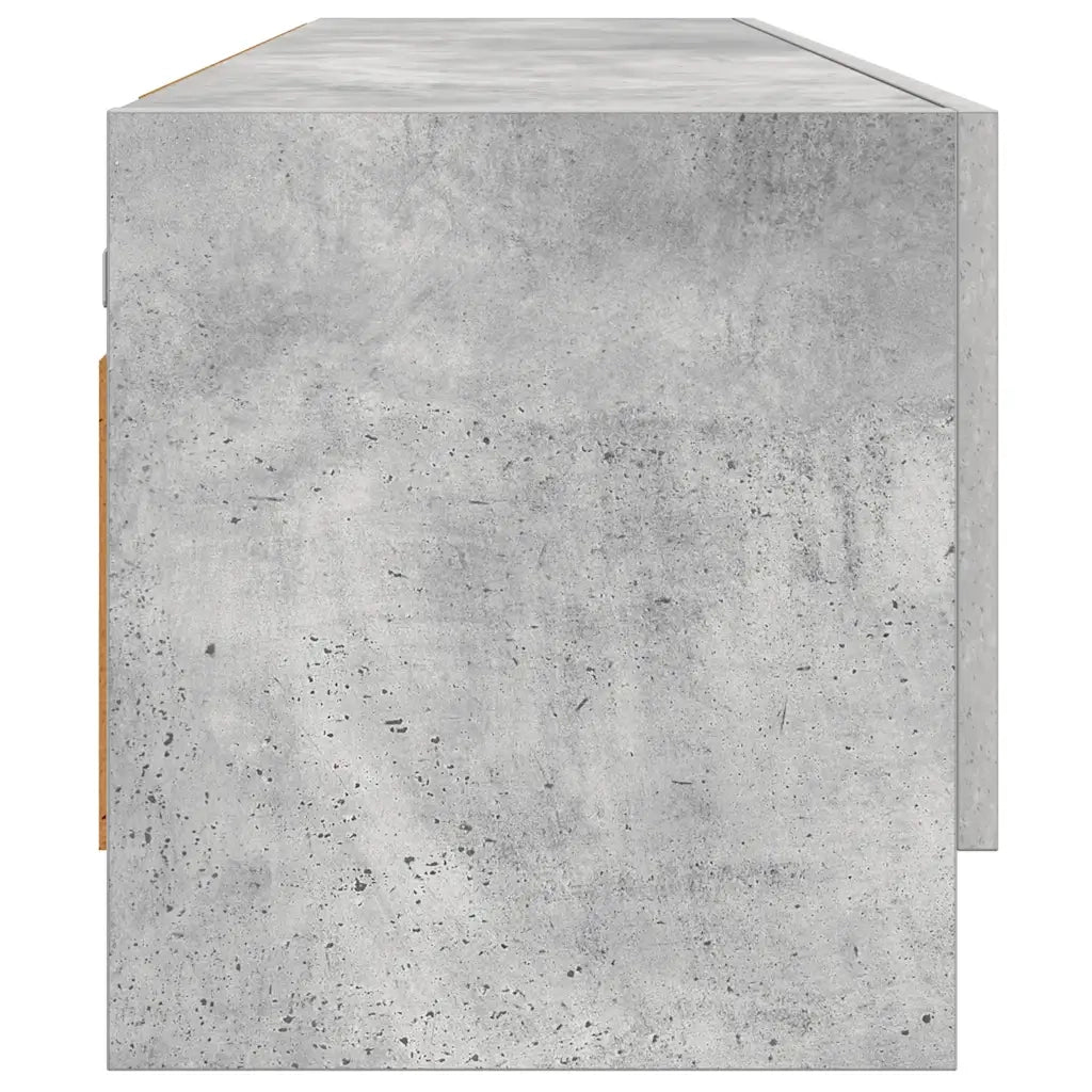 Armadio Grigio Cemento 100x32,5x35 cm in Legno Multistrato 808237