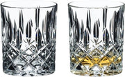 Set di Tumbler di Whisky in Vetro da 2 con Design Lussuoso