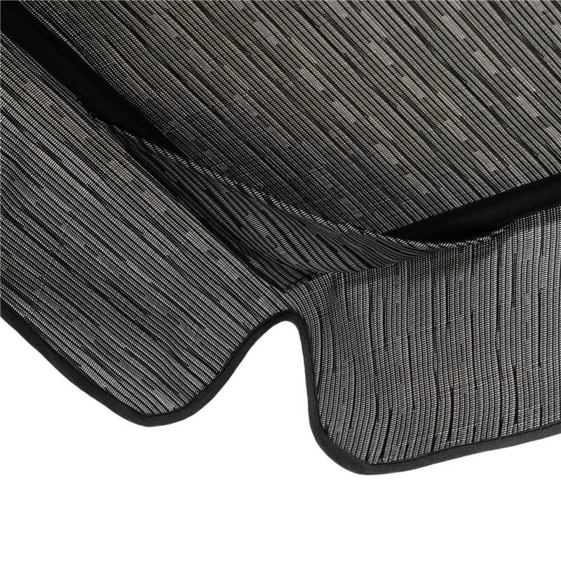DONDOLO DA GIARDINO PER 3 PERSONE CON TETTUCCIO REGOLABILI 200X120X170CM NERO