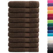 vidaXL Asciugamani per Sauna SOLUND 10 pz Grigi 80x200cm 600gsm