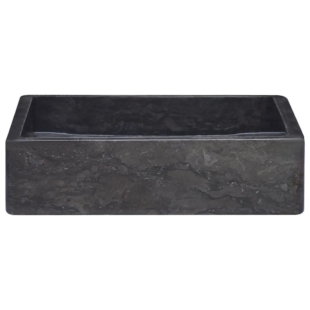 Lavandino Nero 40x40x10 cm in Marmo CFW4655856