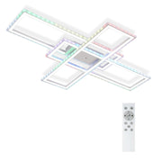 ZMH Lampada da soffitto LED grande dimmerabile telecomando RGB 50W per camera letto
