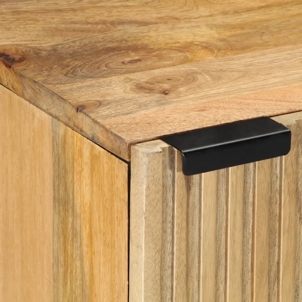 Credenza Marrone 40x33x75 cm in Legno Massello di Mango 4017744