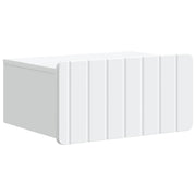 Mobiletto da notte a muro con cassetto Bianco 49 x 34,5 x 24 cm 898275