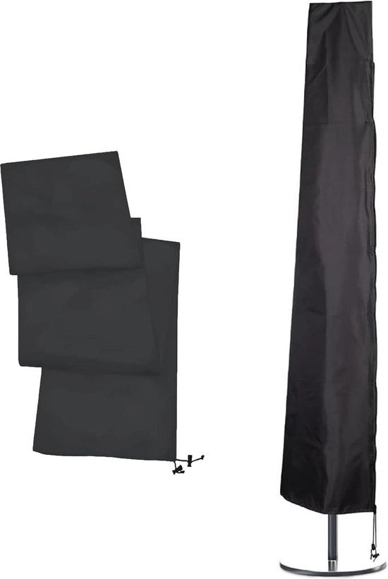 Parasol impermeabile - Copertura per parasole con chiusura a raccordo - Protezione UV resistente al vento - 190 × 30/50 cm copertura parasole a vento